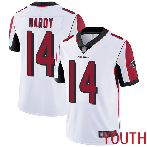 Atlanta Falcons Limited White Youth Justin Hardy Road Jersey NFL Football 14 Vapor Untouchable